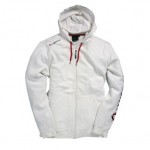 Толстовка на молнии Mystic Hooded Essential Full Zip Bright White 