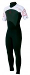 Гидрокостюм Mystic Venom Shortarm 3/2 D/L Junior Black/White